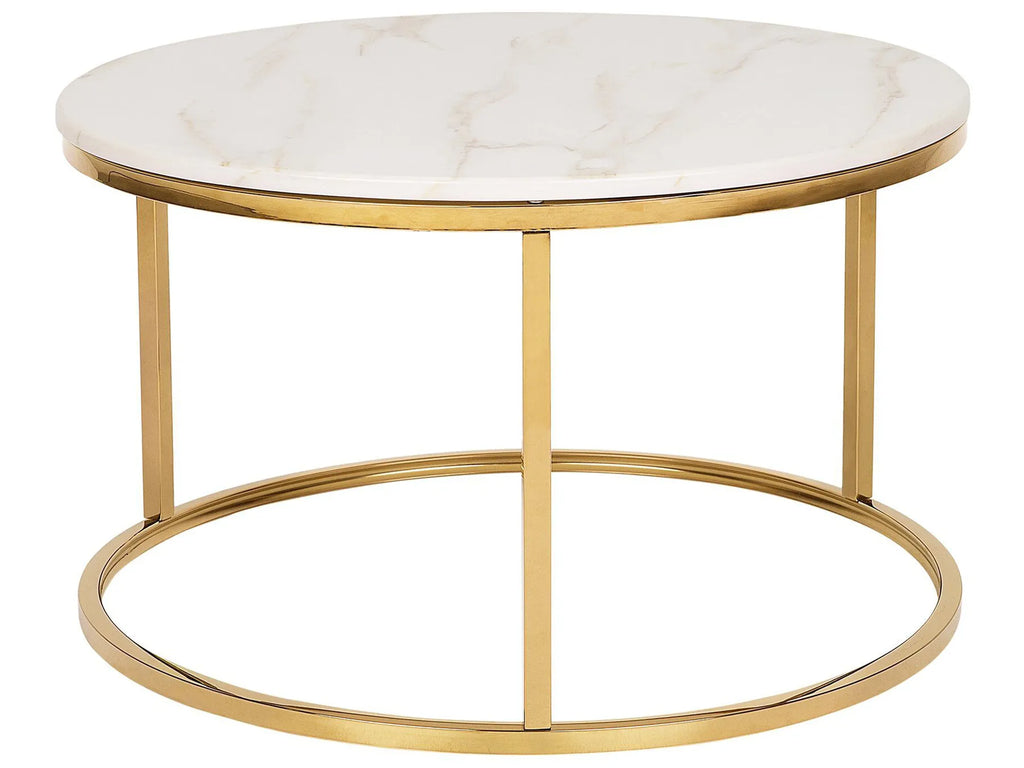 Coffee Table CORAL Marble/ Gold