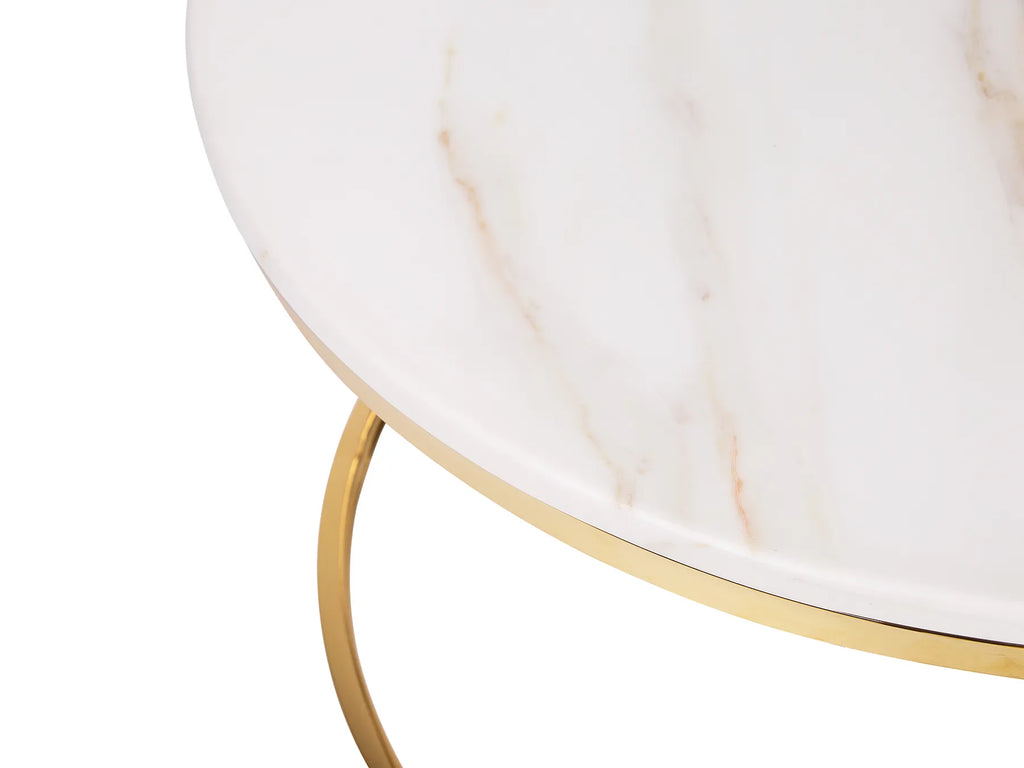 Coffee Table CORAL Marble/ Gold