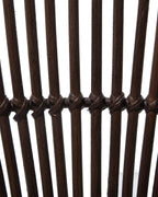 Dining Chair SARITA Rattan Dark Brown