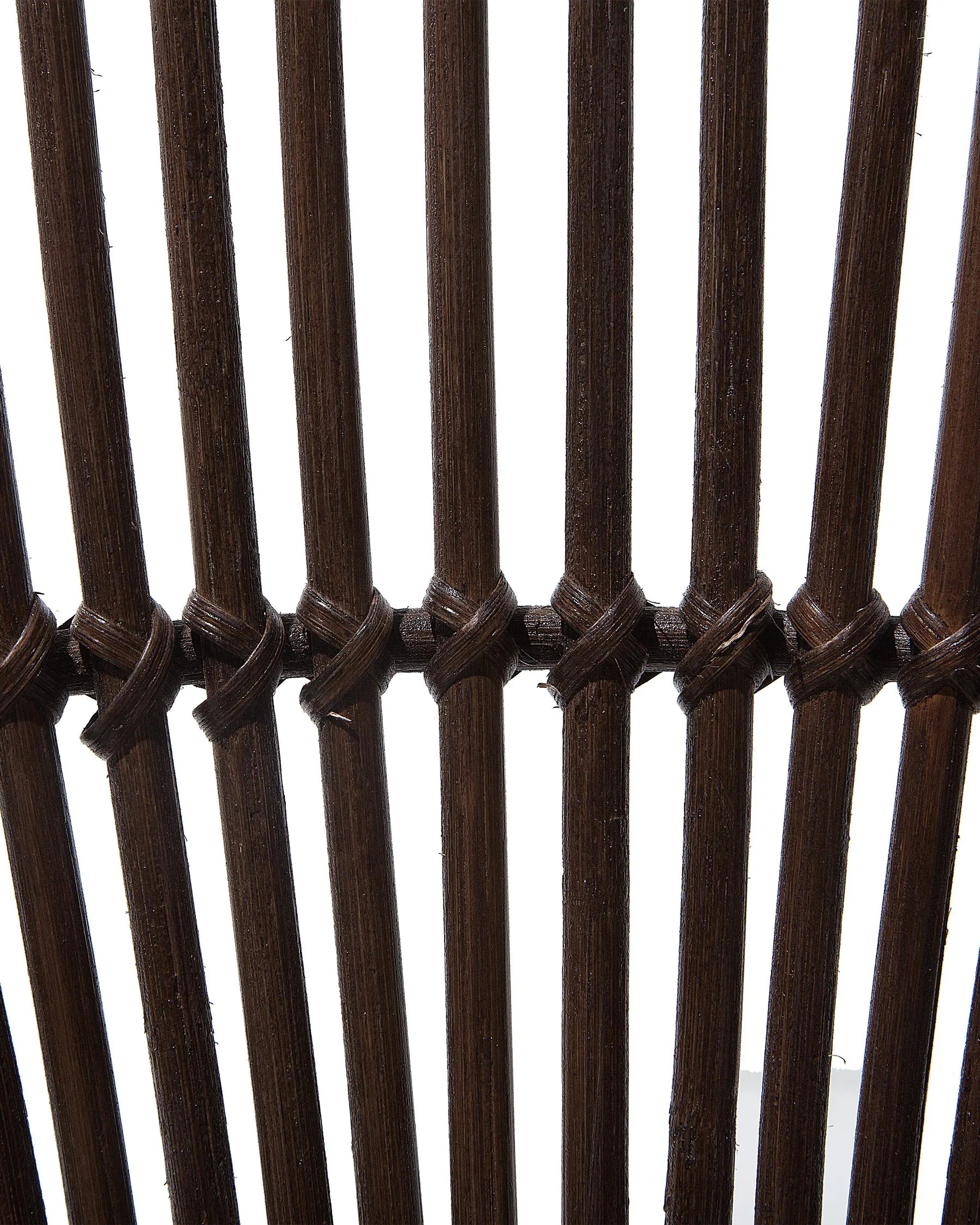 Dining Chair SARITA Rattan Dark Brown