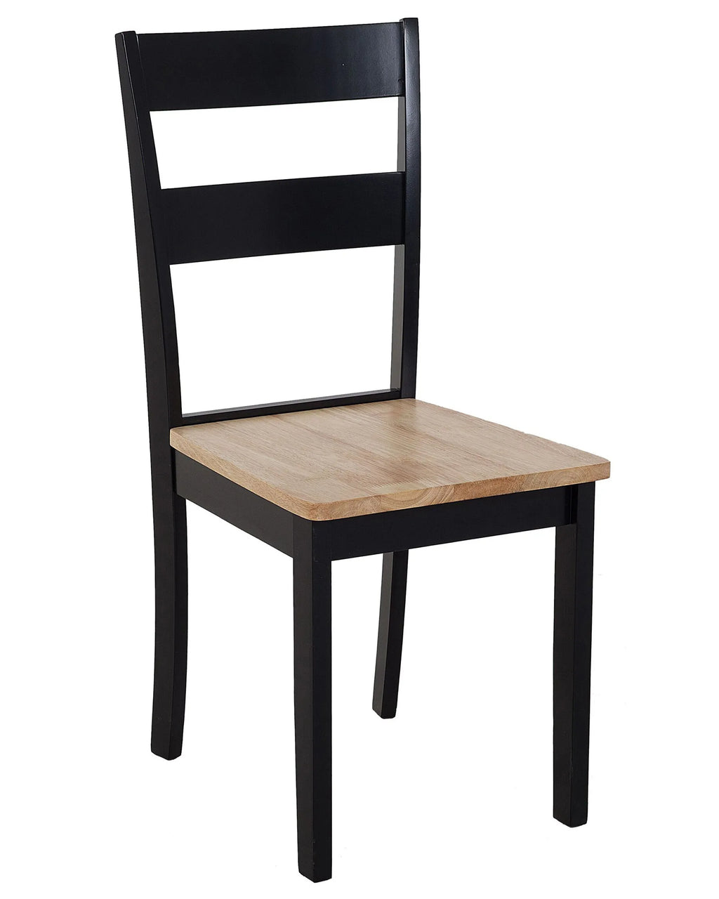 Set of 2 Dining Chairs GEORGIA Wood Black