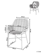 Dining Chair CANORA Rattan Natural