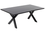 Dining Table LISALA Black 180 cm 100 cm