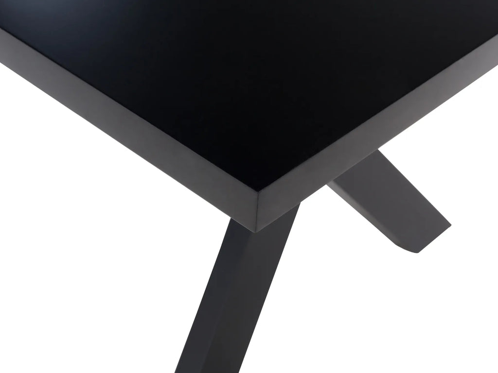 Dining Table LISALA Black 180 cm 100 cm