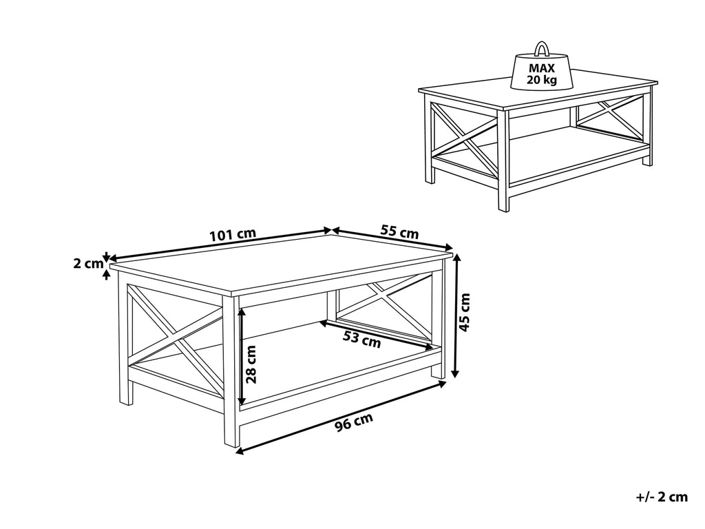Coffee Table FOSTER White