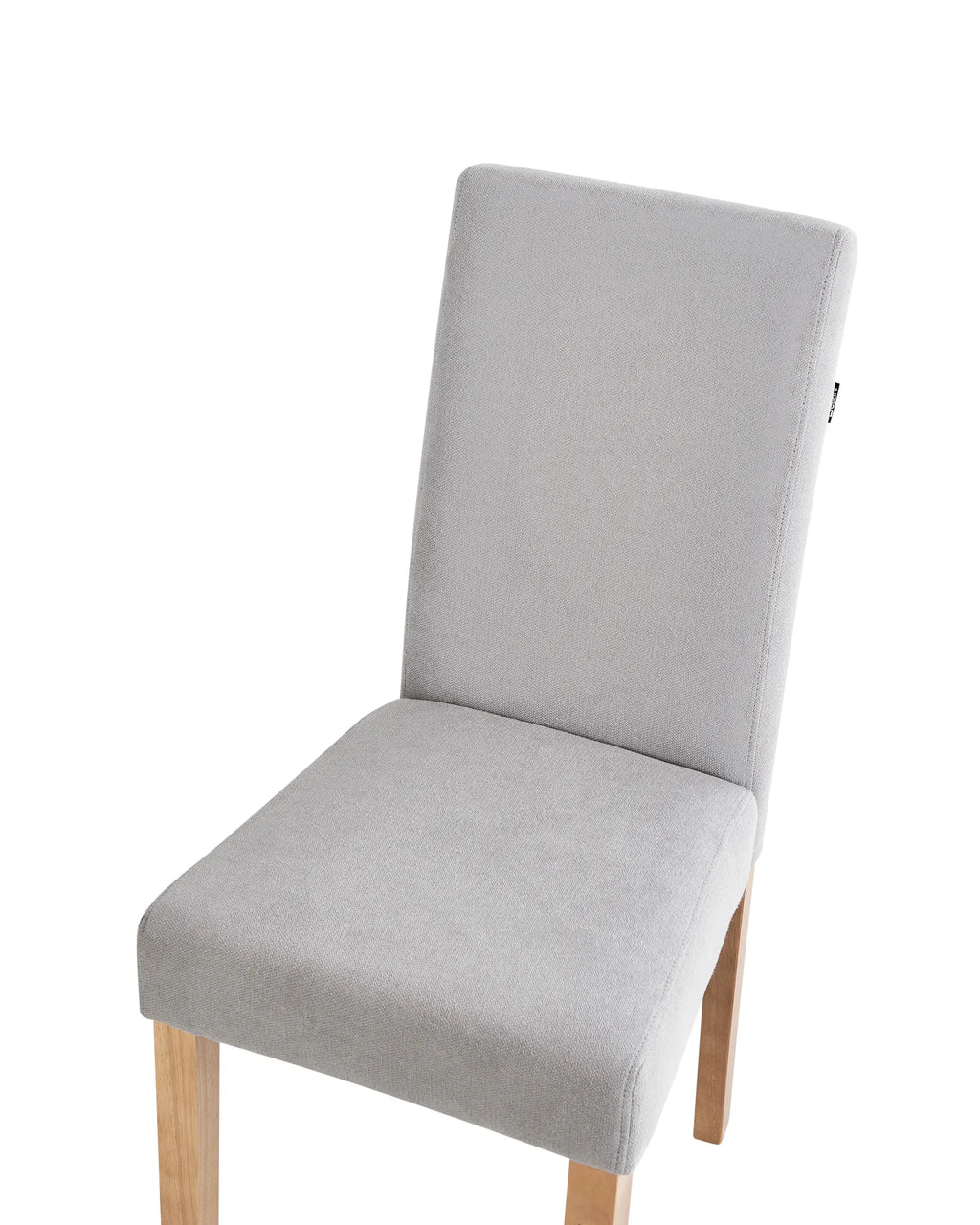 Set of 2 Dining Chairs BROADWAY Fabric Dark Grey