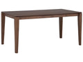 Dining Table LOTTIE Dark Walnut 160 cm 90 cm