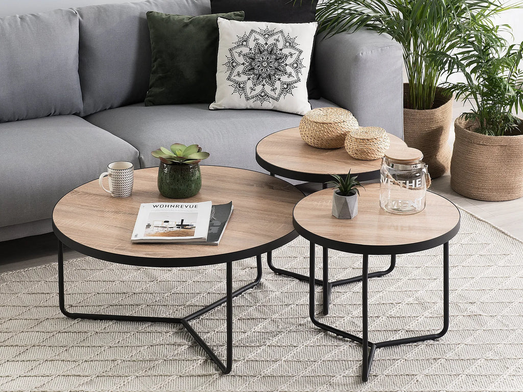 Coffee Table MELODY Light Brown