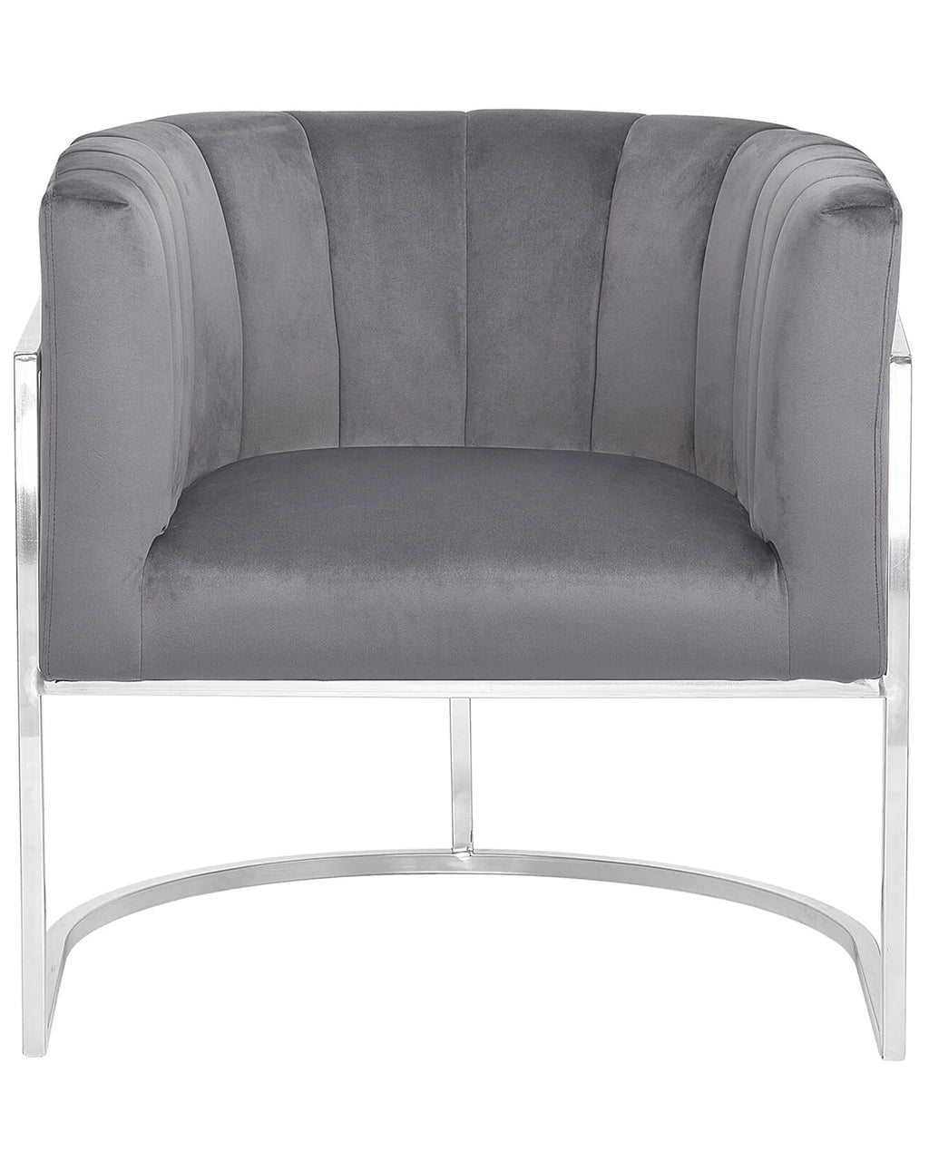 Armchair LARVIK Velvet Grey