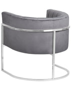 Armchair LARVIK Velvet Grey