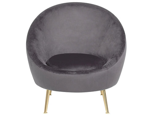 Armchair LANGA Velvet Grey