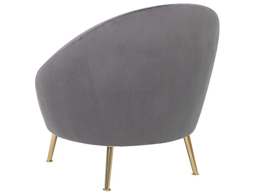 Armchair LANGA Velvet Grey
