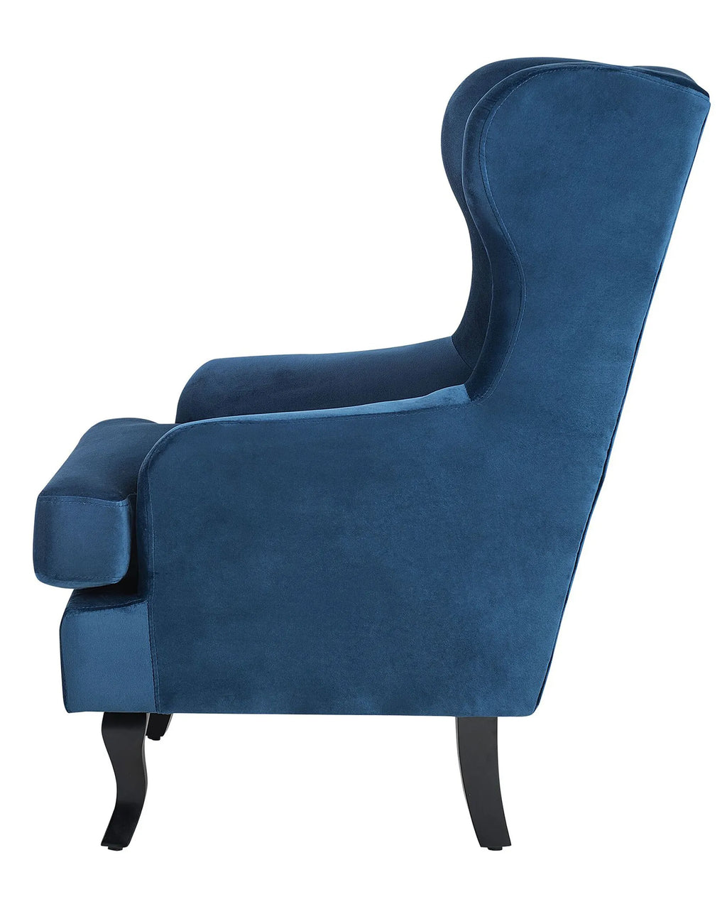 Wingback Chair ALTA Velvet Dark Blue