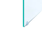 Coffee Table KENDALL Tempered Glass Transparent