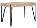 Dining Table CAMBELL Light Brown 130 cm 80 cm