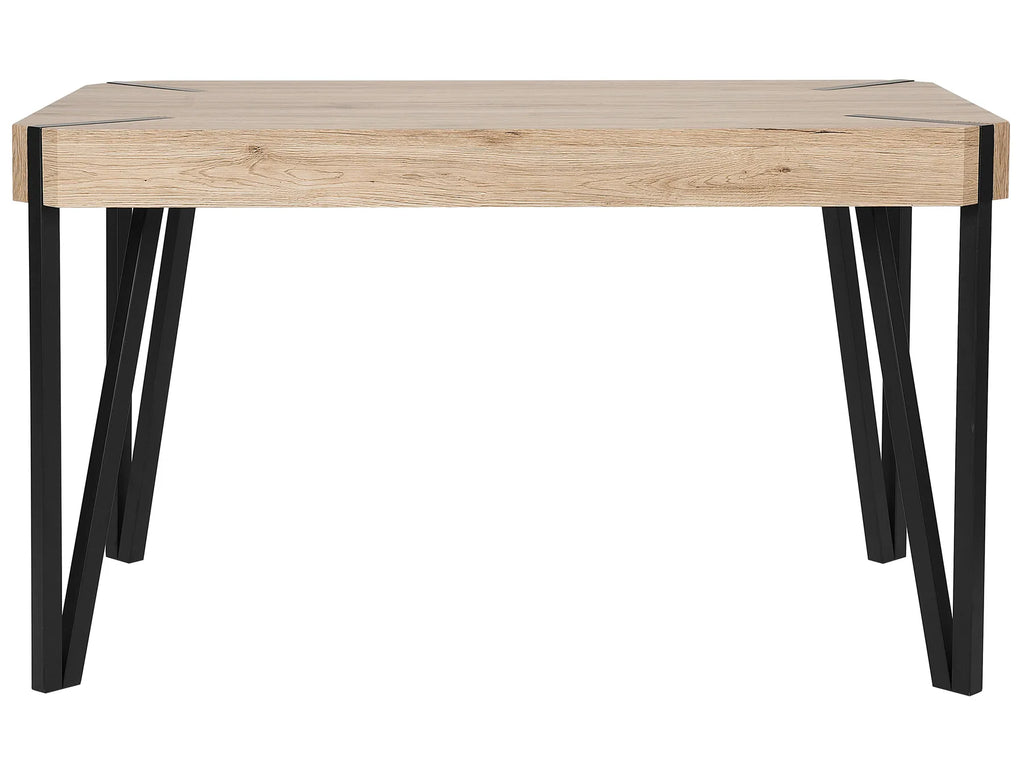 Dining Table CAMBELL Light Brown 130 cm 80 cm