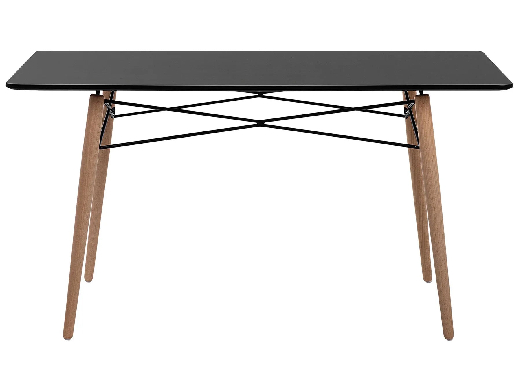 Dining Table BIONDI Black Beech 140 cm 80 cm