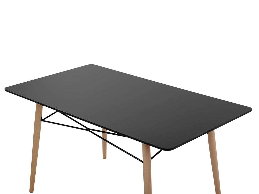 Dining Table BIONDI Black Beech 140 cm 80 cm