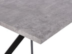 Dining Table BENSON Grey Concrete Effect 160 cm 90 cm