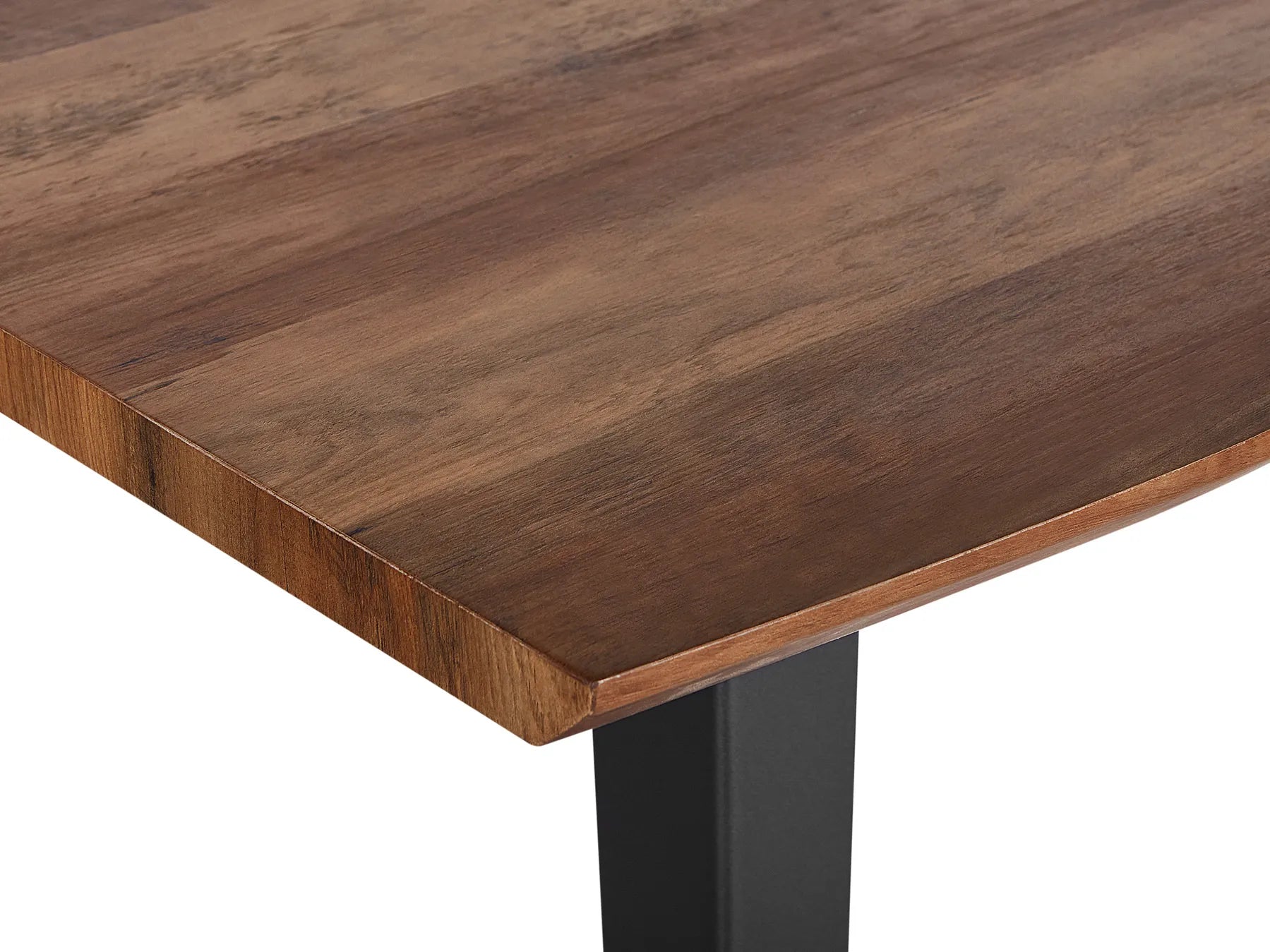 Dining Table WITNEY Dark Brown 160 cm 90 cm