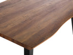 Dining Table WITNEY Dark Brown 160 cm 90 cm