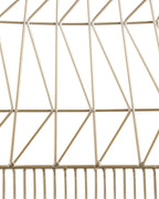 Set of 2 Dining Chairs HARLAN Metal Gold