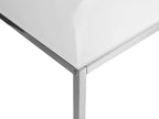 Set of 2 Coffee Tables BREA Tempered Glass White