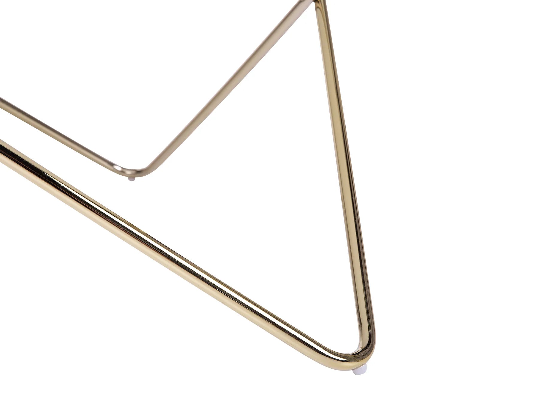 Coffee Table MERIDIAN Tempered Glass Marble/ Gold