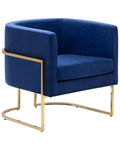 Armchair SIRKKA Velvet Dark Blue