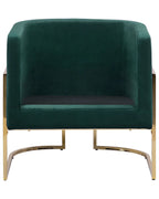 Armchair SIRKKA Velvet Dark Green