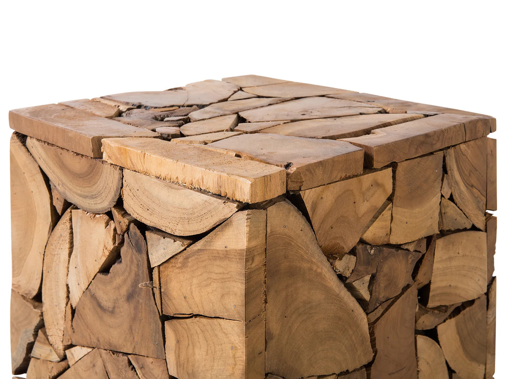 Side Table NELSON Teak Wood Brown