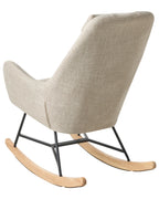 Rocking Chair ARRIE Fabric Light Beige