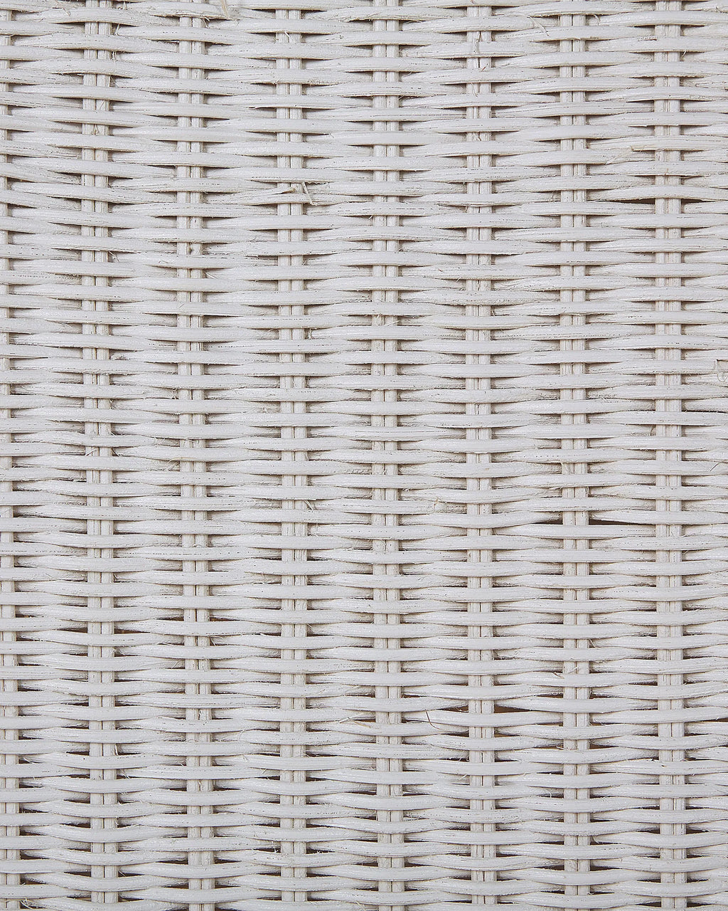 Set of 2 Dining Chairs ANDES Rattan White