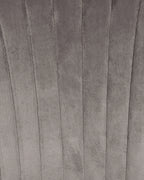 Set of 2 Dining Chairs AUGUSTA Velvet Grey