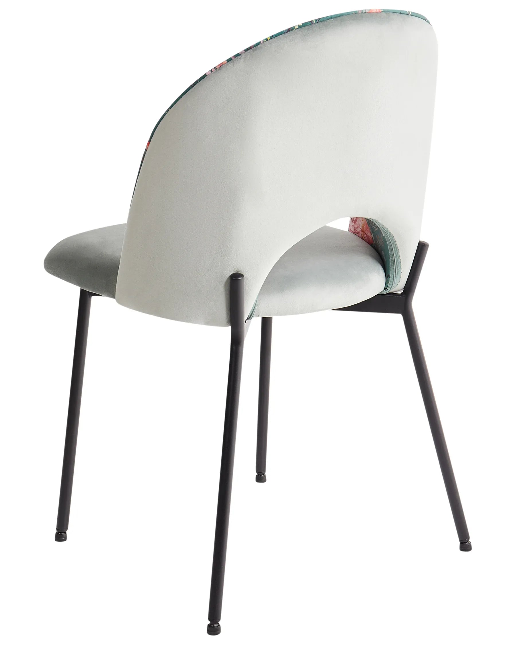 Set of 2 Dining Chairs COVELO Velvet Mint Green