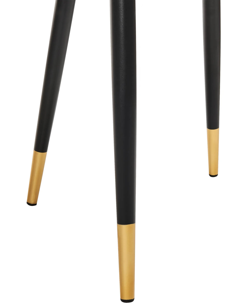 Set of 2 Dining Chairs MAGALIA Velvet Black