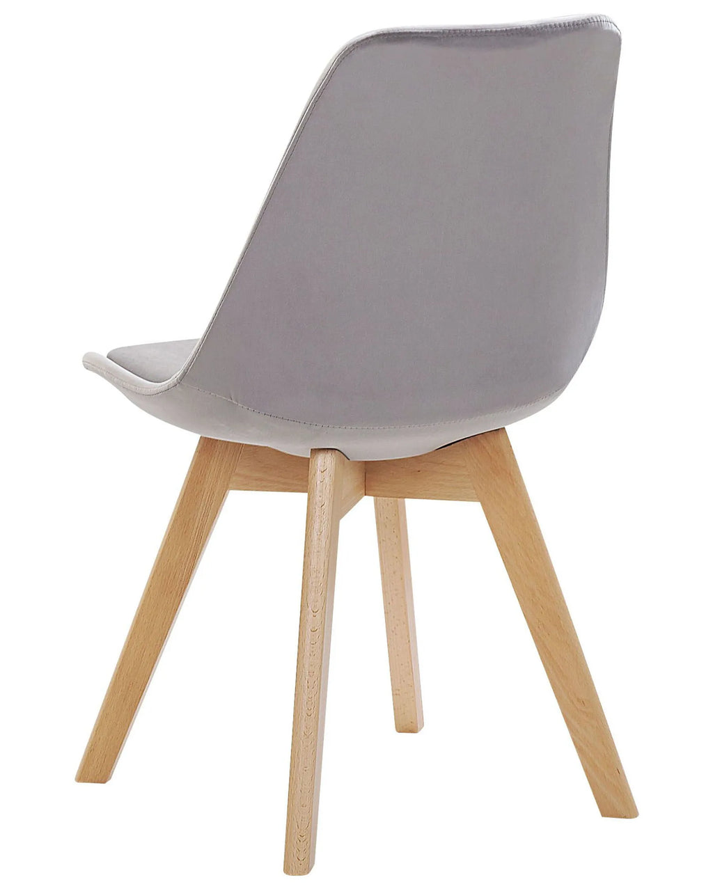 Set of 2 Dining Chairs DAKOTA II Velvet Grey