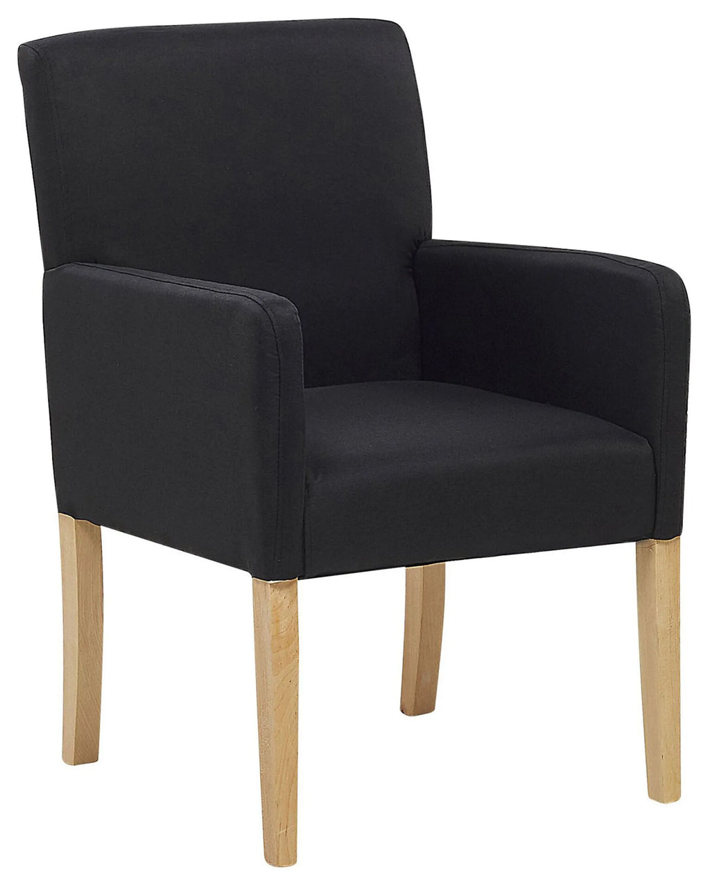 Dining Chair ROCKEFELLER Fabric Black
