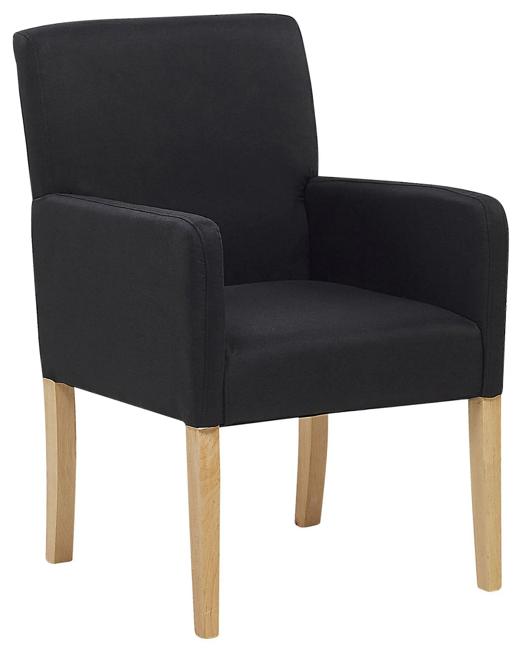 Dining Chair ROCKEFELLER Fabric Black