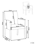 Dining Chair ROCKEFELLER Fabric Grey
