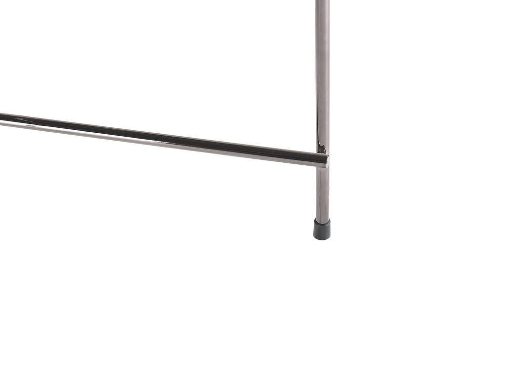 Coffee Table LUCEA Tempered Glass Silver