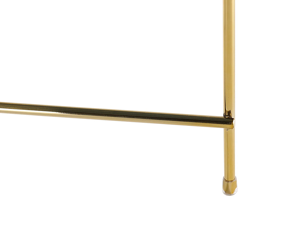 Coffee Table LUCEA Tempered Glass Gold