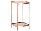 Side Table ALSEA Tempered Glass Copper