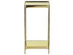 Side Table ALSEA Tempered Glass Gold