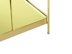 Side Table ALSEA Tempered Glass Gold