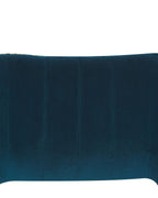 Set of 2 Dining Chairs ENDA Velvet Sea Blue — side product view