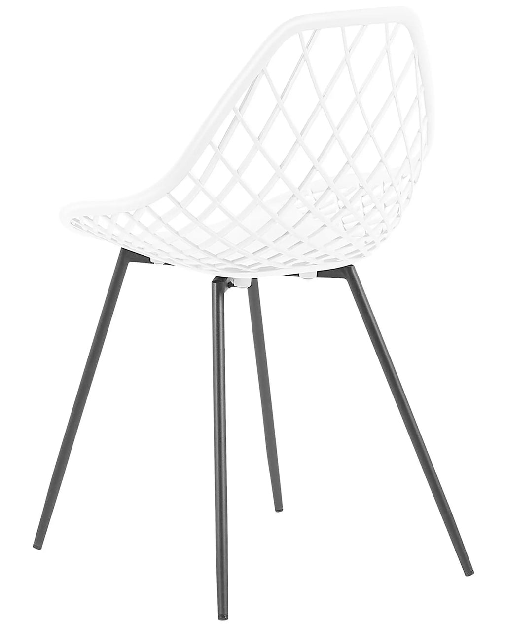 Set of 2 Dining Chairs CANTON White
