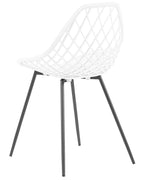 Set of 2 Dining Chairs CANTON White