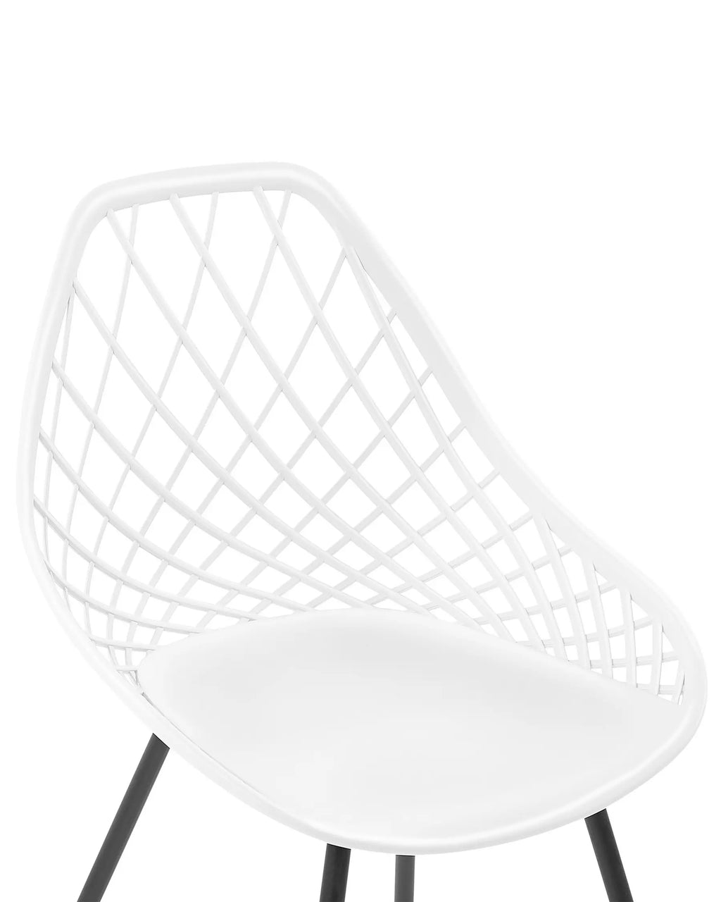 Set of 2 Dining Chairs CANTON White