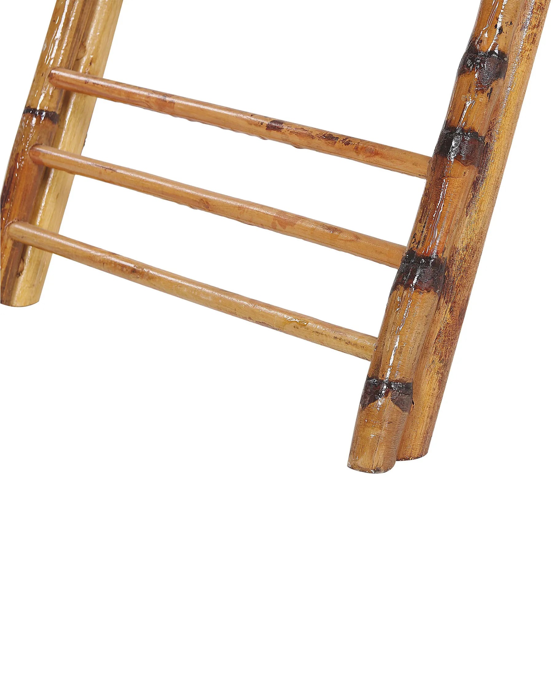 Set of 4 Dining Chairs Folding TRENTOR Bamboo Natural